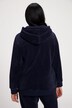 homewear jasje,  pluche, capuchon,  kangoeroezakken