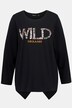 Pyjamasshirt, WILD, sicksacksöm, rund hals, lång ärm