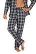 Pyžamové kalhoty, flanel, elastický pas