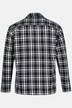 Pyjamasskjorta i flanell, rutig, kavajkrage