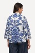 Decorative Print Button Front Jacket