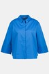 Shirt Style Button Front Wide Sleeve Cotton Jacket