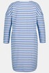 Stripe Accent Cotton Knit Nightgown