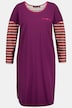 Stripe Accent Cotton Knit Nightgown