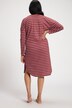 Stripe Accent Cotton Knit Nightgown