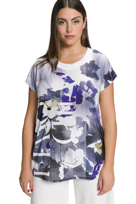 Tričko, oversize, kulatý výstřih, krátké rukávy