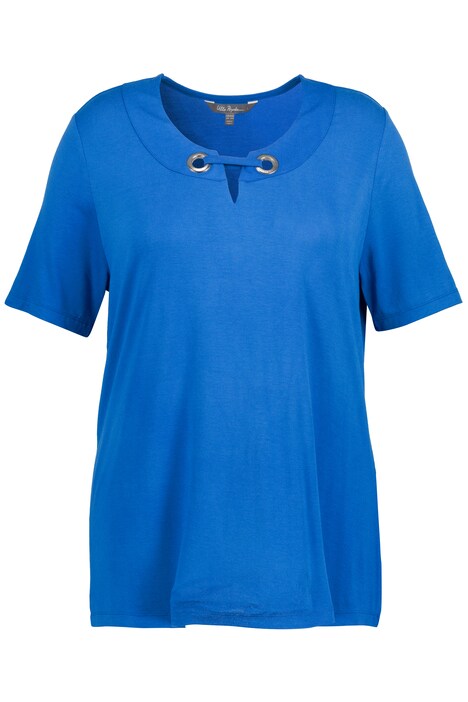 Tričko, ozdobná stuha, Classic, kulatý výstřih, krátké rukávy