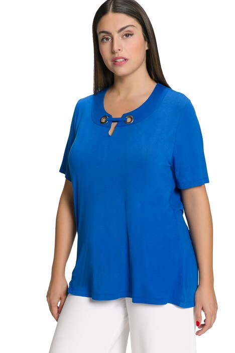 Tričko, ozdobná stuha, Classic, kulatý výstřih, krátké rukávy