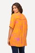Bluse, A-Linie, Tunika-Ausschnitt, Glocken-Halbarm