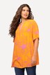 Bluse, A-Linie, Tunika-Ausschnitt, Glocken-Halbarm