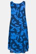 Robe midi, imprimé lettré, décolleté rond, sans manches