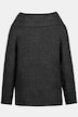 Pullover, off shoulder, lange ærmer