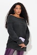 Pullover, off shoulder, lange ærmer