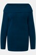 Pullover, Schulterausschnitt, Langarm, weicher Feinstrick