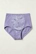 Bodyforming-Miederhose, Jacquard-Spitze, High Waist