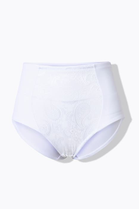Tvarující kalhotky, žakárová krajka, vysoký pas