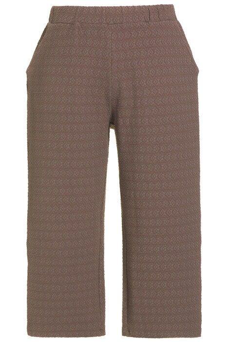 Teplákové kalhoty s širokými nohavicemi, 3D struktura, elastický pas, biobavlna