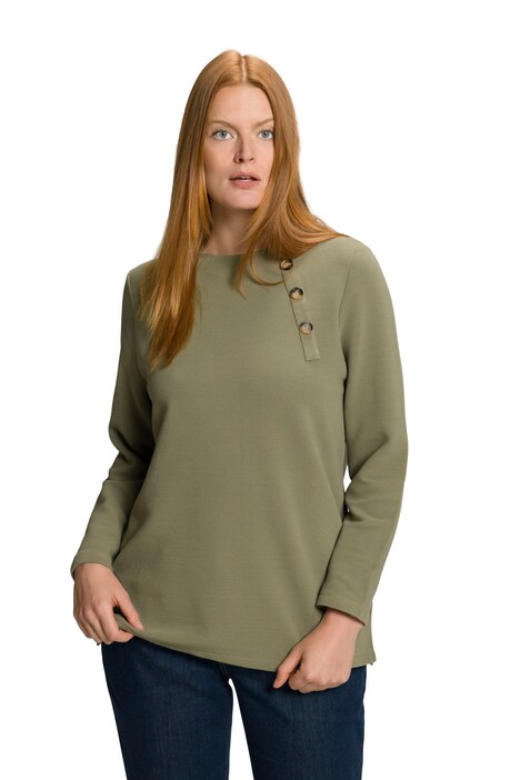 Mikina, struktura, stojáček, dlouhé rukávy