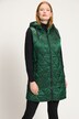 Diamond Quilted Hooded Long Fully Lined Vest