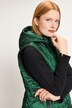 Diamond Quilted Hooded Long Fully Lined Vest