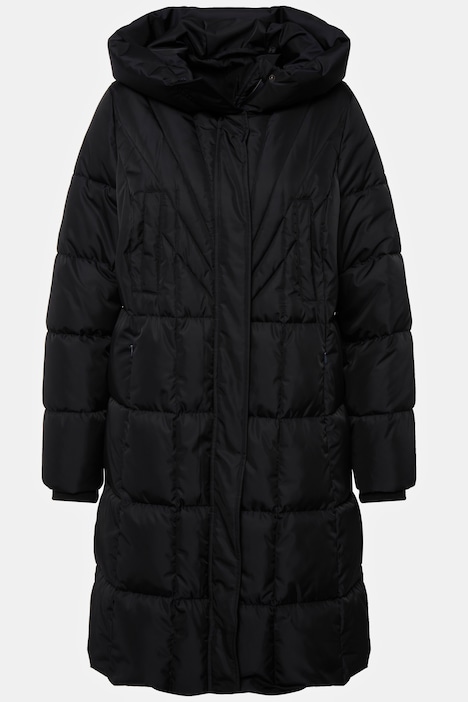 Iridescent Quilted Hooded Fully Lined Jacket | Quilted Jackets | Jackets