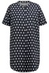 Lyocellové šaty, puntíky, kulatý výstřih, krátké rukávy