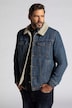 Veste en jean, denim, doublure en polaire Teddy, col chemise