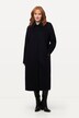 Wool Blend Button Front Fully Lined Dress Coat