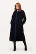 Wool Blend Button Front Fully Lined Dress Coat