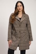 Coordinating Checks Button Front Reversible Coat