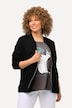 Sweatjacke, Katze, Boxy-Form, Collegekragen