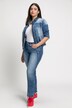 Jeans Sarah, Ziersteine, schmales Bein, High Waist