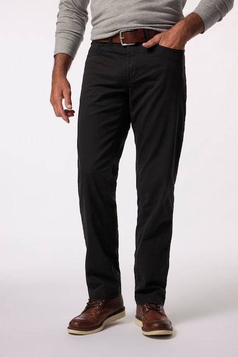 Pantalon en sergé 5 poches, ventre confort, coupe Regular Fit