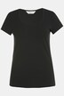T-Shirt, Rippjersey, Slim Fit, Carree-Ausschnitt, Halbarm