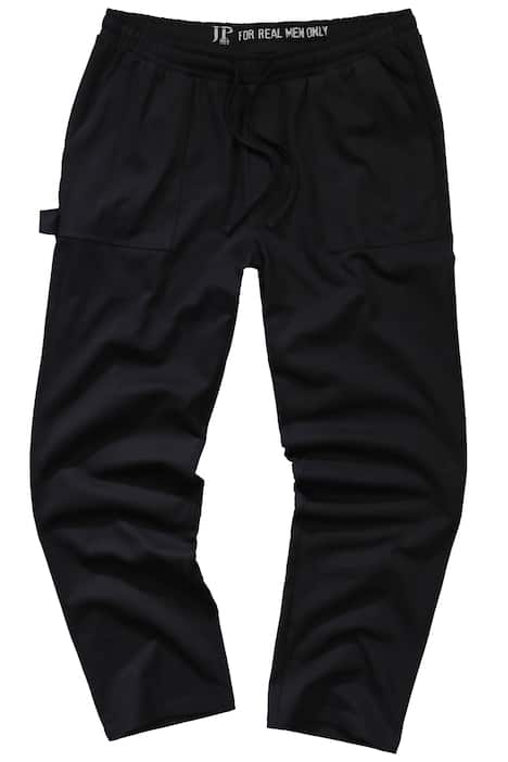 Teplákové kalhoty, pracovní móda, elastický pas, mnoho kapes