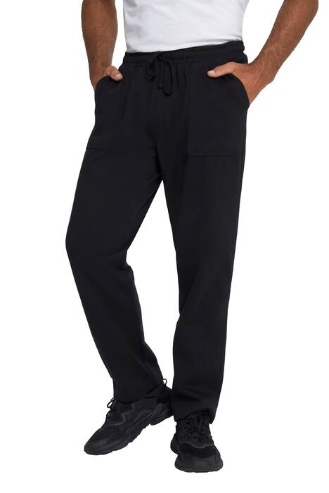 Teplákové kalhoty, pracovní móda, elastický pas, mnoho kapes