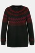 Norweger-Pullover, Rundhals, Langarm