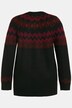 Norweger-Pullover, Rundhals, Langarm
