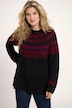 Norweger-Pullover, Rundhals, Langarm