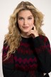 Norweger-Pullover, Rundhals, Langarm