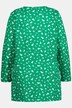 Holiday Print Swing Cotton Knit Tunic