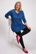 Holiday Print Swing Cotton Knit Tunic
