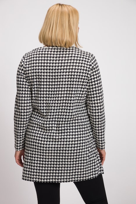 Seasonal Print Swing Knit Pocket Cotton Tunic