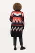 Zig Zag Open Front Cardigan Sweater