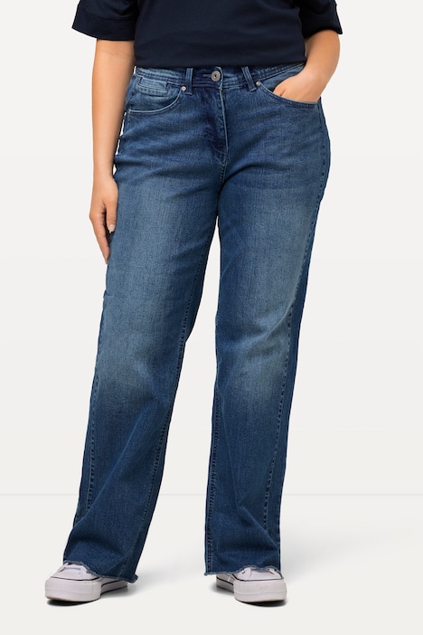 dreigen puppy Fjord Mary jeans, wijde, uitlopende pijp, 5-pocket vorm | overige Broeken |  Broeken