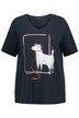 Tričko, pes, Classic, výstřih do V, krátké rukávy