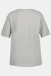 Dog Print V-Neck Short Sleeve Tee