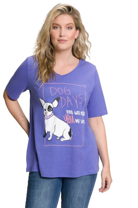 Tričko, pes, Classic, výstřih do V, krátké rukávy