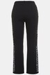 Letter Print Side Stripe Elastic Waist Stretch Joggers