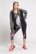 Hoodie-Jacke, Rippstruktur, Steppeinsatz, 2-Wege-Zipper